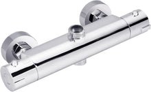 Load image into Gallery viewer, Grifo Termostatico Ducha, Grifo Ducha Termostatico de 2 Salidas, Salida Superior 3/4" BSP(26.4mm) y Salida Inferior 1/2" BSP(21mm)