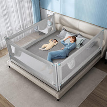 Load image into Gallery viewer, Bed Rail,180 cm/200 cm Children's Bed Rail, Foldable Bed Guard for Children, Bedroom Accessories for Boys and Girls (Grey, 200 cm)