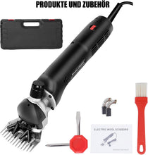 Load image into Gallery viewer, Electric Sheep Clippers 690 W Electric Wool Scissors Professional Sheep Shearing Machine 6 Speed Shearing Machine Sheep Compatible 3 Metre Power Cable for Sheep, Goats, Alpacas etc.