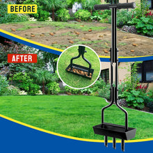 Load image into Gallery viewer, Aerator for Lawn Hollow Spoon with Storage Tray and Garden Tools, T-Handle Lawn Aerator, Scarifier, Heavy Duty Lawn Woodpecker, Lawn Aerating for Compacted Soils, Lawn Care