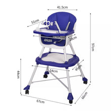 Load image into Gallery viewer, Kinderhochstuhl Baby Hochstuhl Babystuhl Essstuhl Multifunktional Kindertisch
