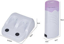 Load image into Gallery viewer, Roll-On Wax Warming Wax Melter Electric Hair Remover Easy Wax Hair Removal for Beauty, Gift for Women (Double-Pink)