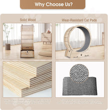 Load image into Gallery viewer, Roue d'exercice pour Chat 93cm Grande Roue de Tapis Roulant pour Chat Intérieur Roue de Course Tapis Détachable et Taquin pour Chat pour Course Marche Entraînement Convient Plupart des Chats