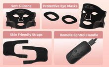 Load image into Gallery viewer, LED Face Mask, Light Therapy, Red Light Therapy Face Mask, 7 Colours, LED Face Mask with Red Light Therapy for All Skin Types, Face Care, Home Use, Travel Use