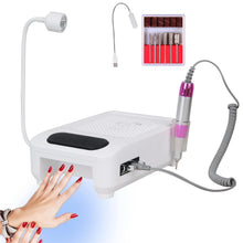 Load image into Gallery viewer, 4 in 1 Nail Vacuum Cleaner & Nail Clippers, Multifunctional Dust Removal Machine, 45000 RPM Professional Electric Nail Lime, with Wrist Rest