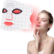 Load image into Gallery viewer, LED Face Mask, Light Therapy, Red Light Therapy Face Mask, 7 Colours, LED Face Mask with Red Light Therapy for All Skin Types, Face Care, Home Use, Travel Use