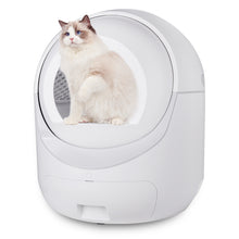 Load image into Gallery viewer, Moderne vollautomatische intelligente Katzentoilette Elektrische geschlossene Katzenbettpfannen Automatische Reinigung von Fäkalien Schaufel Katzentoilette
