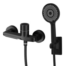 Load image into Gallery viewer, Bath Mixer Tap with Jet Types Hand Shower, Single Lever Bath Tap with Hose and Wall Mount, Bath Mixer Shower Set for Bathroom