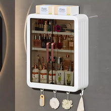 Load image into Gallery viewer, Hängeschrank Schrank 31x13x40cm Faltbar Badschrank Wandschrank mit Türen