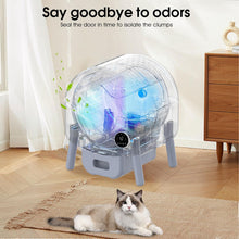 Load image into Gallery viewer, 76L Litiere Chat Autonettoyante, Bac à Litière Autonettoyant pour Chat, Ultra Sûr/Contrôlé par APP/Désodorisant, avec Sac Poubelle