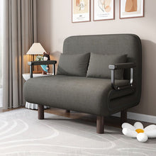 Load image into Gallery viewer, 4-in-1 Sleeping Chair with Bed Function, Sofa Bed with 6-Way Adjustable Backrest & Removable Cushion, Recliner Chair Sofa Bed Foldable for Home