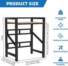 Load image into Gallery viewer, Over the Washing Machine Rack, Washing Machine Cabinet, 3 Height Adjustable, Washing Machine Dryer Cabinet Shelf, Load Capacity 300 kg for Bathroom, Kitchen, Balcony, Laundry Room