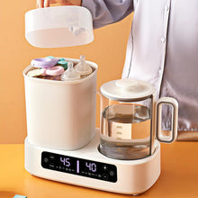 Load image into Gallery viewer, Calienta Biberones y Esterilizador 10 en 1,Calentador de Biberones, Hervidor Agua Eléctrico Multifuncional,Calentamiento de Alimentos para Bebés con Pantalla LCD y Control de Temperatura Preciso