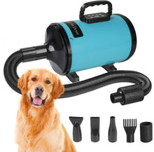 Load image into Gallery viewer, Pet Hair Dryer Dog Grooming Blow Speed Adjustable Hairdryer Blower Heater 3200W