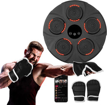 Load image into Gallery viewer, Boxing Machine Bluetooth, Intelligente Machine de Boxe Musicale pour Adultes et Enfants,Boxe électronique Portable Mural,9 Modes de Vitesse Cible Boxe Mural Musique avec Gants de Boxe