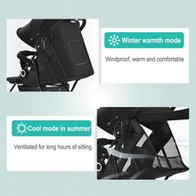 Load image into Gallery viewer, Foldable Buggy Pushchair Sports Pram Combination Function Travel Buggy 360° 4 Inch Wheels with Reclining Function 5-Point Safety Belt from 6 Months