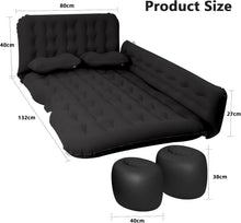 Load image into Gallery viewer, Air Mattress with Backrest, Extra Mattress, Inflatable Pillow, Additional Mattress for SUV, Multifunctional, with Air Pump and Cushion for Camping