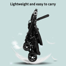 Load image into Gallery viewer, Foldable Buggy Pushchair Sports Pram Combination Function Travel Buggy 360° 4 Inch Wheels with Reclining Function 5-Point Safety Belt from 6 Months