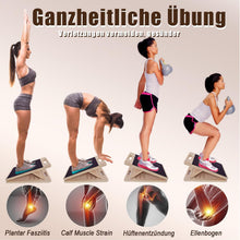 Load image into Gallery viewer, Balance Board and Slant Board Made of Wood, Balance Board for Adults, Wobble Board for Physiotherapy, Adjustable Calf Stretcher Slant Board and Balance Trainer for Home Training & Sports Exercises