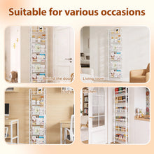 Load image into Gallery viewer, Wall shelf 6 floors Narrow Multifunctional bathroom shelf Bookshelf Kitchen
