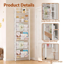 Load image into Gallery viewer, Wall shelf 6 floors Narrow Multifunctional bathroom shelf Bookshelf Kitchen