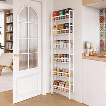 Load image into Gallery viewer, Wall shelf 6 floors Narrow Multifunctional bathroom shelf Bookshelf Kitchen