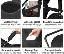 Load image into Gallery viewer, Passeggino per bambini 0-3 anni, 0-25 kg, Passeggino da Viaggio Leggero e Compatto, Reclinabile in 3 posizioni e Pieghevole, Cinture a 5punti