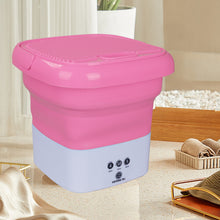 Load image into Gallery viewer, Mini Washing Machine Bucket Folding Portable Laundry Machine Clothes Washing