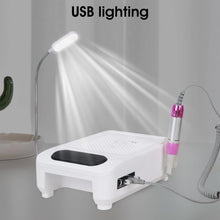 Load image into Gallery viewer, 4 in 1 Nail Vacuum Cleaner & Nail Clippers, Multifunctional Dust Removal Machine, 45000 RPM Professional Electric Nail Lime, with Wrist Rest