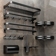 Load image into Gallery viewer, Towel Holder, Matte Black, Self-Adhesive Towel Holder, No Drilling, Bathroom,Bath Towel Rail, Towel Rack for Bathroom, Kitchen