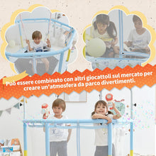 Load image into Gallery viewer, Trampoline d'intérieur avec Filet, Protection des Bords, pour Enfants à partir de 2 Ans – Trampoline de Jardin pour Enfants – Mini Trampoline pour Enfants