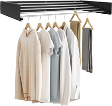 Load image into Gallery viewer, Wall Dryer Hanging Clothes Dryer Extendable Drying Rack Foldable Indoor or Outdoor Space Saving High Quality Aluminium Rods Load Capacity 20 kg