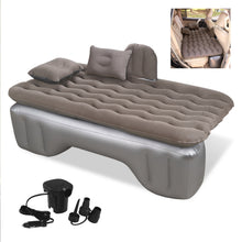 Load image into Gallery viewer, Cama de campamento inflable en el asiento trasero de un automóvil móvil con colchón de aire
