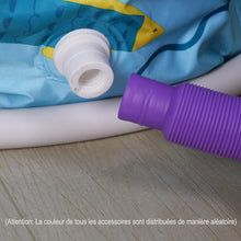 Load image into Gallery viewer, Baignoire pliable adulte Pas besoin d’installation Baignoire de douche Antidérapant Pliage facile Baignoire pour Petite Salle de Bain Avec tubes en T épais pour SPA 113x65x48cm