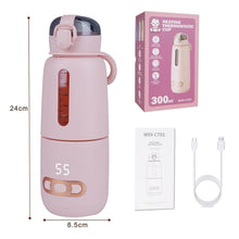Load image into Gallery viewer, Bottle Warmer Baby On the Go Battery 15000 mAh Bottle Warmer for On the Go Portable Baby Food Warmer 90 W with Constant Temperature 37-55 °C, 300 ml Capacity
