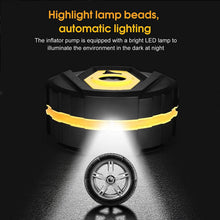 Load image into Gallery viewer, Gonfleur Pneus Voiture,Pompe Voiture 12V 150PSI,Compresseur à Air, Pompe à Vélo avec Lumière LED, Jauge Pression Numérique et Pompe/Arrêt Automatique