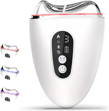 Load image into Gallery viewer, EMS Gua Sha, Face Massager Gua Sha Electric with Vibration & Heat & Cold, Face Shaping Tool with Red, Blue, Purple, Face Massager for Face Anti Wrinkles Anti Ageing