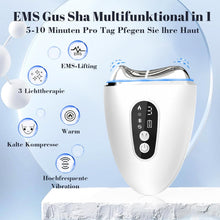 Load image into Gallery viewer, EMS Gua Sha, Face Massager Gua Sha Electric with Vibration & Heat & Cold, Face Shaping Tool with Red, Blue, Purple, Face Massager for Face Anti Wrinkles Anti Ageing