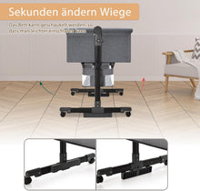 Load image into Gallery viewer, Multifunctional Baby Cot, Baby Rocker, Foldable and Removable Travel Cot, Height Adjustable, Storage Basket with Wheels, with Mosquito Net
