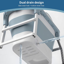 Load image into Gallery viewer, Bathtub, Foldable Bathtub, Adult, Folding Mobile Bathtub with Cover, 92 x 66 x 71.5 cm, Ideal for Small Bathrooms, Bathrooms, Showers and Balconies
