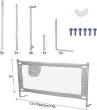 Load image into Gallery viewer, Arrera Seguridad Niños Cama Barandillas para Camas Anticaídas Niños Alto 100cm Largo 150/180/200/220cm Adecuado para Colchones de 0~30cm Elevación Vertical de 34 Marchas