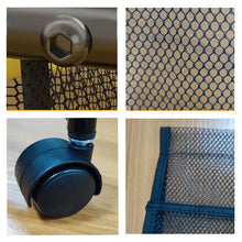 Load image into Gallery viewer, Meuble à Chaussures métallique, réglables en Maille, étagères inclinées ou Horizontale, empilable