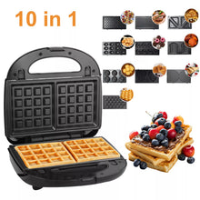Load image into Gallery viewer, 7/10 in 1 Sandwichtoaster Sandwich-Maker Toaster Toastautomat Sandwichmaker
