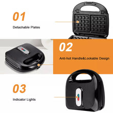 Load image into Gallery viewer, 7/10 in 1 Sandwichtoaster Sandwich-Maker Toaster Toastautomat Sandwichmaker