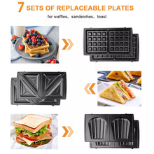 Load image into Gallery viewer, 7/10 in 1 Sandwichtoaster Sandwich-Maker Toaster Toastautomat Sandwichmaker
