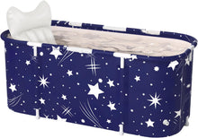 Load image into Gallery viewer, Bañera plegable portátil para adultos, Grande Bañera portátil 115 x 60 x 50cm, bañera plegable, bañera de spa para adultos, para baños de remojo en el hogar