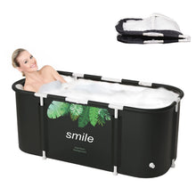 Load image into Gallery viewer, Bañera plegable portátil para adultos, Grande Bañera portátil 115 x 60 x 50cm, bañera plegable, bañera de spa para adultos, para baños de remojo en el hogar