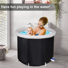 Load image into Gallery viewer, Bañera de Hielo al Aire Libre para Adultos Bañera Hinchable Plegable Recuperación muscular - Refuerza el Sistema Inmunológico para Deportistas (90 * 75CM)