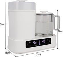 Load image into Gallery viewer, Calienta Biberones y Esterilizador 10 en 1,Calentador de Biberones, Hervidor Agua Eléctrico Multifuncional,Calentamiento de Alimentos para Bebés con Pantalla LCD y Control de Temperatura Preciso