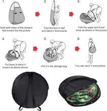 Load image into Gallery viewer, Tente de Douche Pliage Pop Up Cabine de Changement Toilette Vêtement Portable Tente Privée Douche Camping Abri de Plein Air Vestiaire Extérieure Intérieure